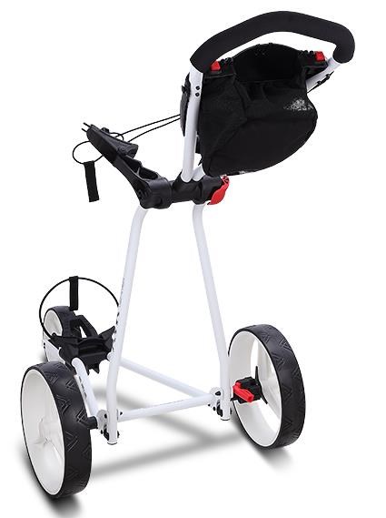 Big Max TI TWO Dreirad Golftrolley, weiss