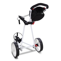 Big Max TI TWO Dreirad Golftrolley, weiss