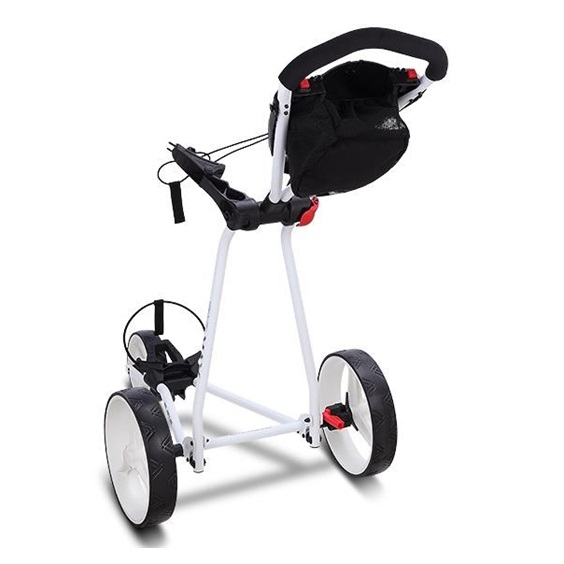 Big Max TI TWO Dreirad Golftrolley, weiss