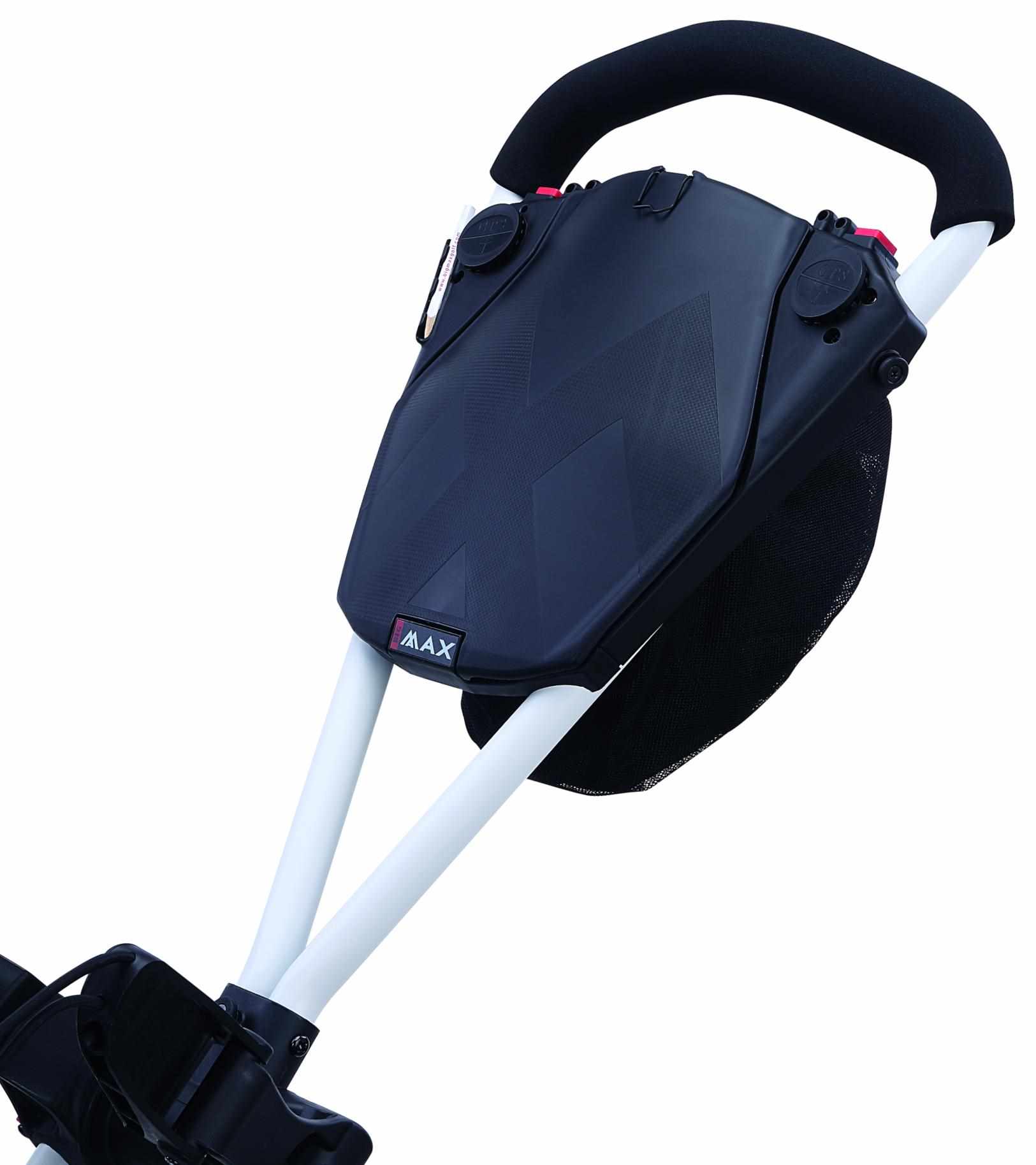 Big Max TI TWO Dreirad Golftrolley, weiss