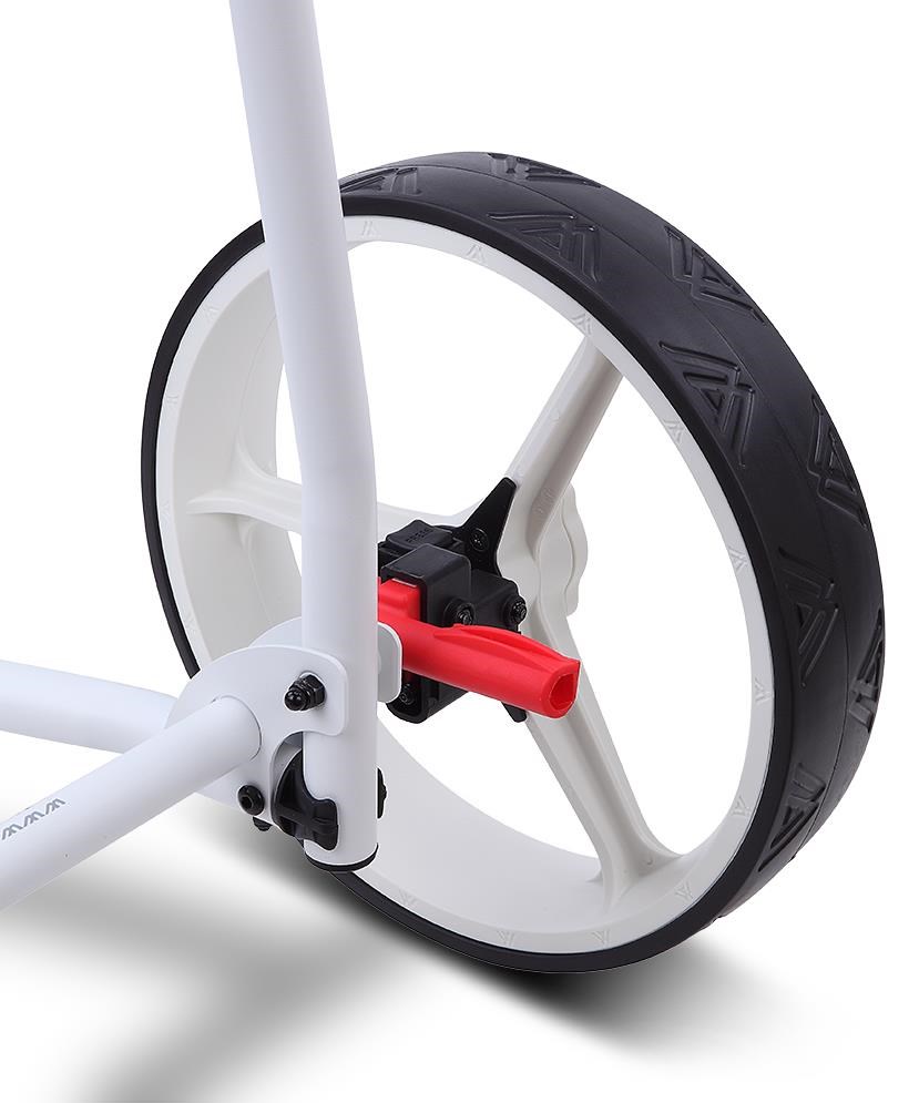 Big Max TI TWO Dreirad Golftrolley, weiss