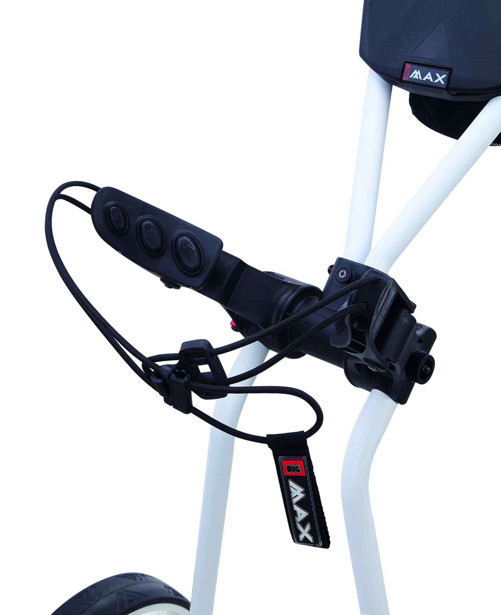 Big Max TI TWO Dreirad Golftrolley, weiss