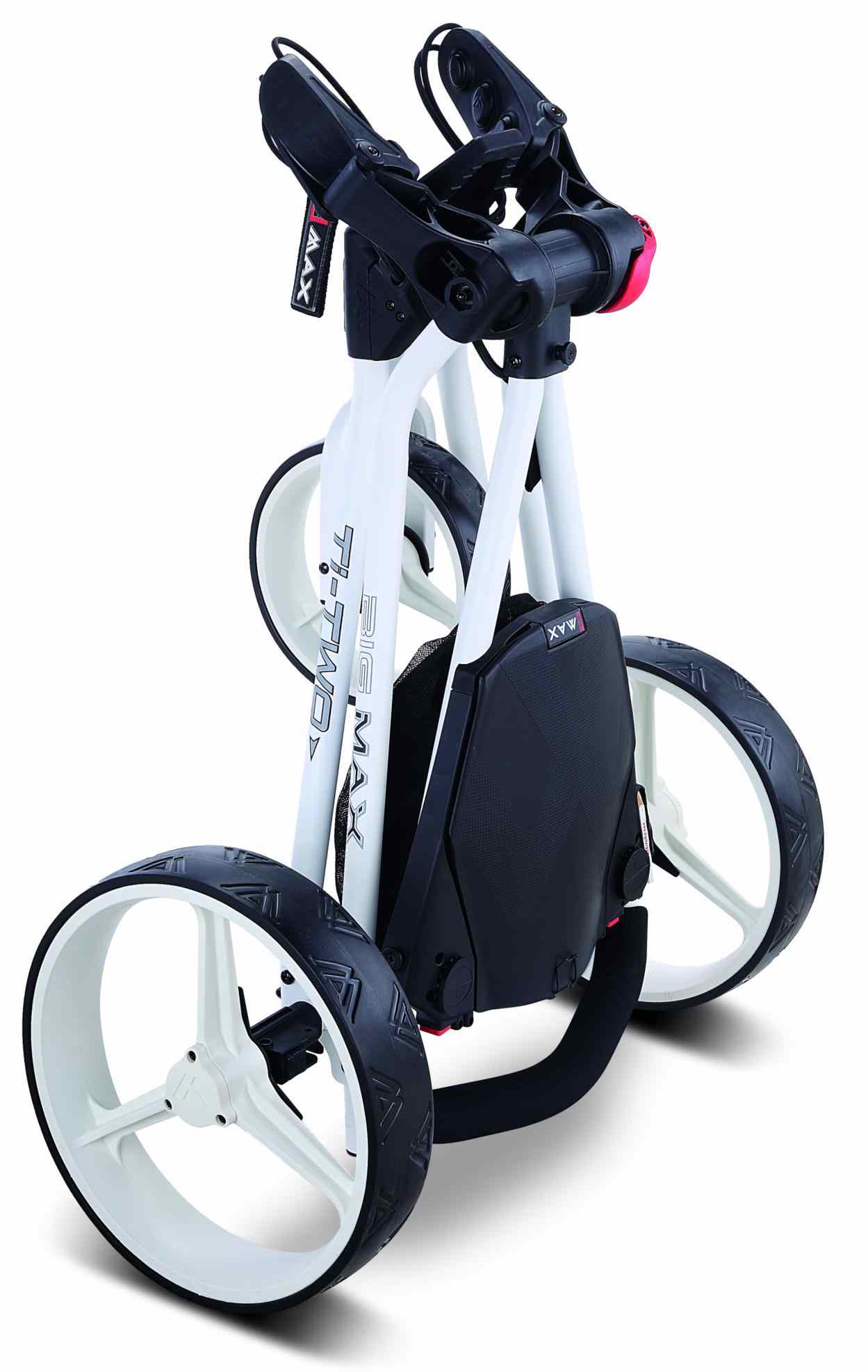 Big Max TI TWO Dreirad Golftrolley, weiss