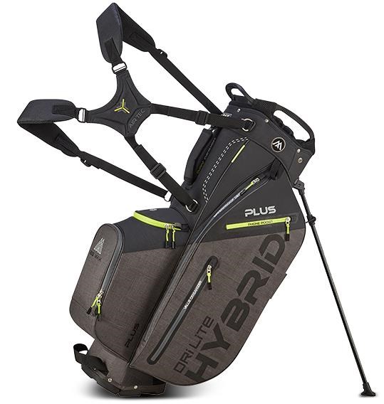 Big Max Dri Lite Hybrid Plus Standbag, schwarz/grau/limette