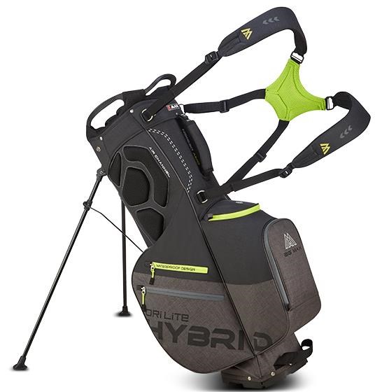 Big Max Dri Lite Hybrid Plus Standbag, schwarz/grau/limette