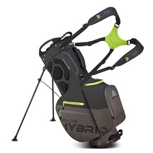 Big Max Dri Lite Hybrid Plus Standbag, schwarz/grau/limette