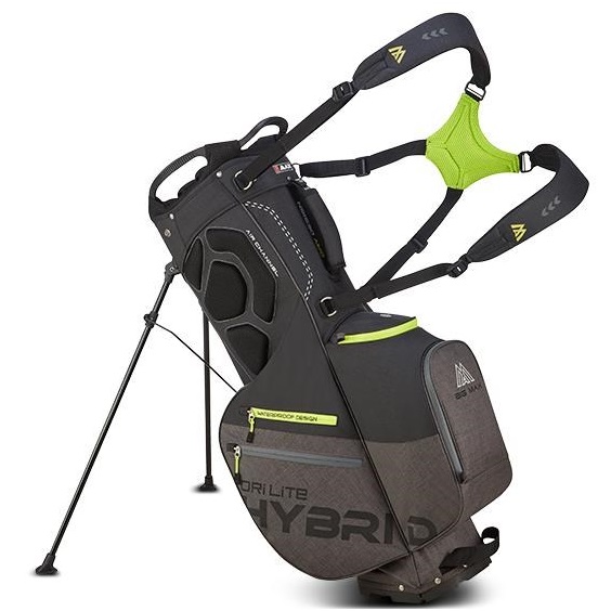 Big Max Dri Lite Hybrid Plus Standbag, schwarz/grau/limette