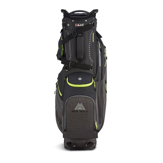 Big Max Dri Lite Hybrid Plus Standbag, schwarz/grau/limette