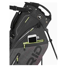 Big Max Dri Lite Hybrid Plus Standbag, schwarz/grau/limette