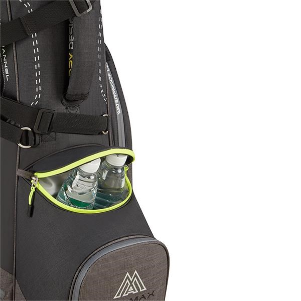 Big Max Dri Lite Hybrid Plus Standbag, schwarz/grau/limette