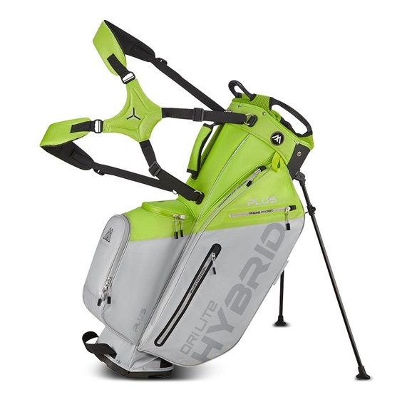 Big Max Dri Lite Hybrid Plus Standbag, silber/limette