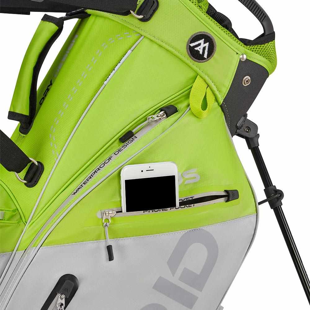 Big Max Dri Lite Hybrid Plus Standbag, silber/limette