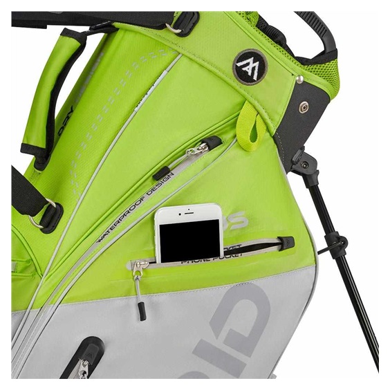 Big Max Dri Lite Hybrid Plus Standbag, silber/limette