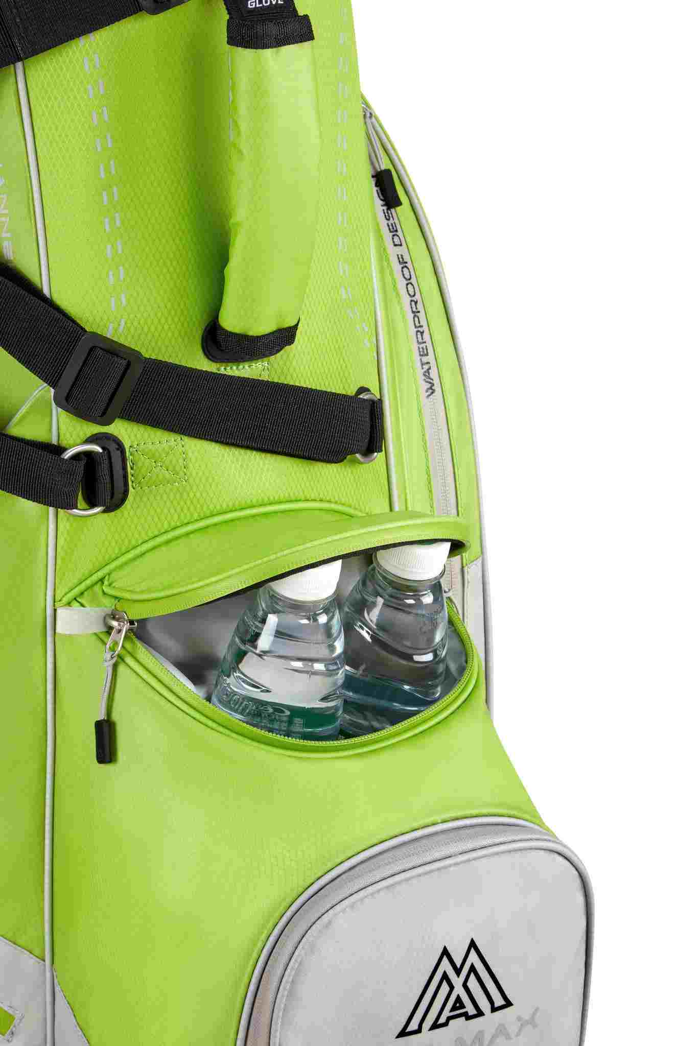 Big Max Dri Lite Hybrid Plus Standbag, silber/limette