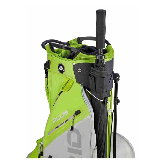 Big Max Dri Lite Hybrid Plus Standbag, silber/limette