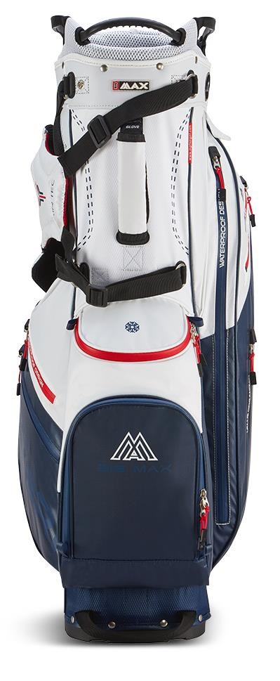 Big Max Dri Lite Hybrid Plus Standbag, weiss/dunkelblau/rot