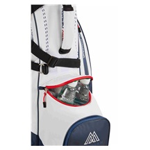Big Max Dri Lite Hybrid Plus Standbag, weiss/dunkelblau/rot