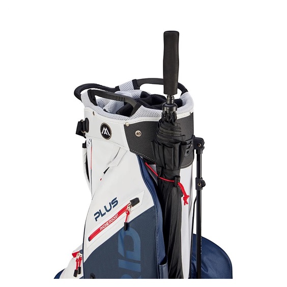 Big Max Dri Lite Hybrid Plus Standbag, weiss/dunkelblau/rot