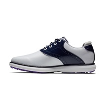 FootJoy Traditions Damen Golfschuhe, weiss/dunkelblau