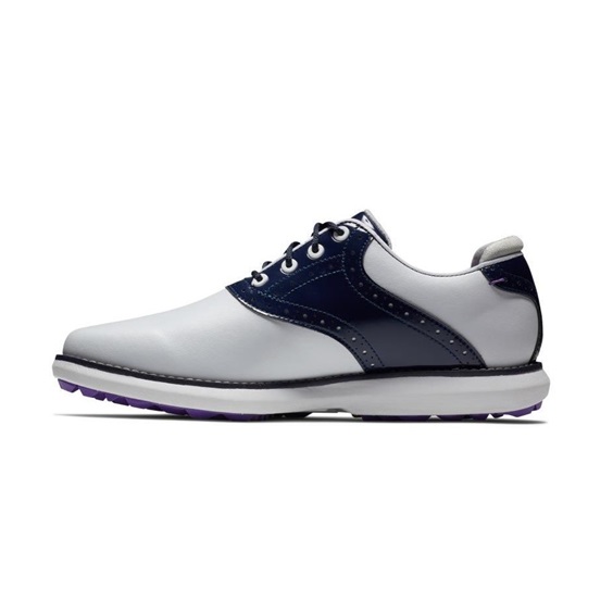 FootJoy Traditions Damen Golfschuhe, weiss/dunkelblau
