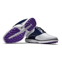 FootJoy Traditions Damen Golfschuhe, weiss/dunkelblau