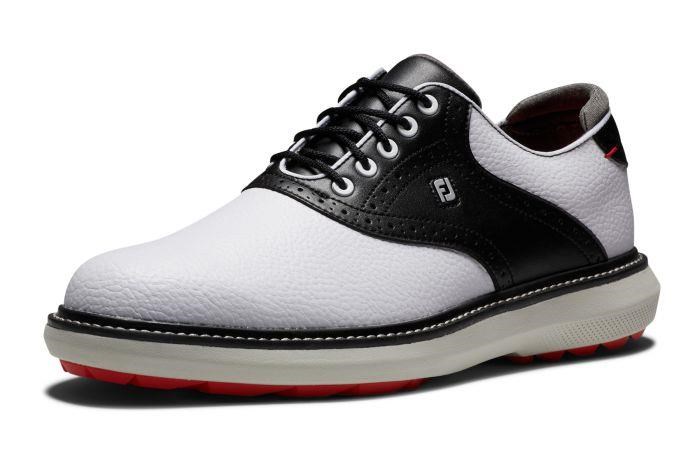 FootJoy Traditions Herren Golfschuhe, weiss/schwarz