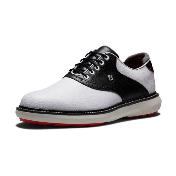 FootJoy Traditions Herren Golfschuhe, weiss/schwarz