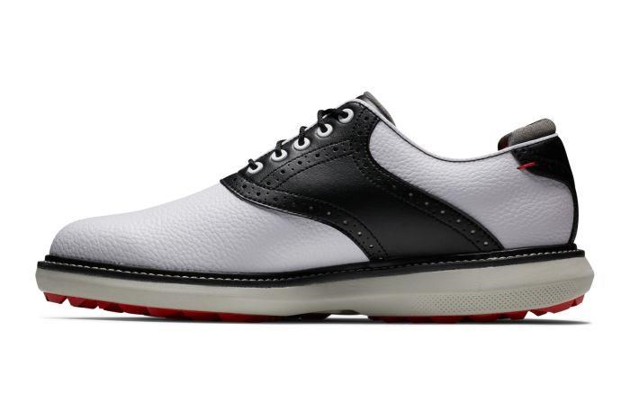 FootJoy Traditions Herren Golfschuhe, weiss/schwarz