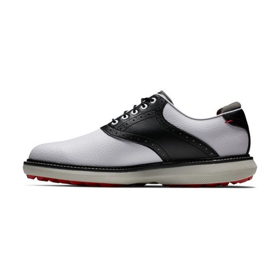 FootJoy Traditions Herren Golfschuhe, weiss/schwarz