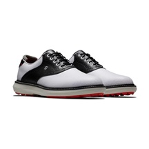 FootJoy Traditions Herren Golfschuhe, weiss/schwarz