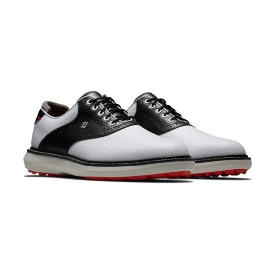 FootJoy Traditions Herren Golfschuhe, weiss/schwarz