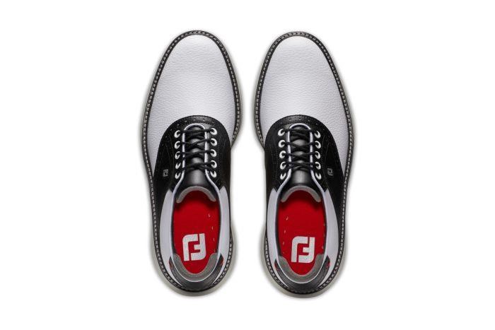 FootJoy Traditions Herren Golfschuhe, weiss/schwarz