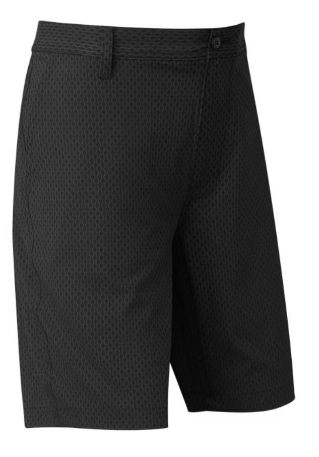 FootJoy Tonal Print Herren Shorts, schwarz