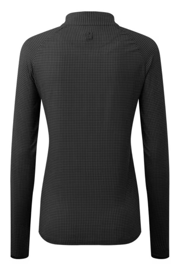 FootJoy Houndstooth Print Woven Damen Sweatshirt, schwarz