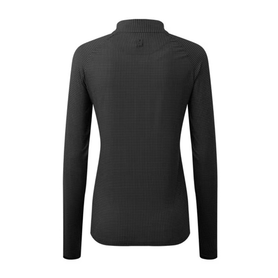 FootJoy Houndstooth Print Woven Damen Sweatshirt, schwarz