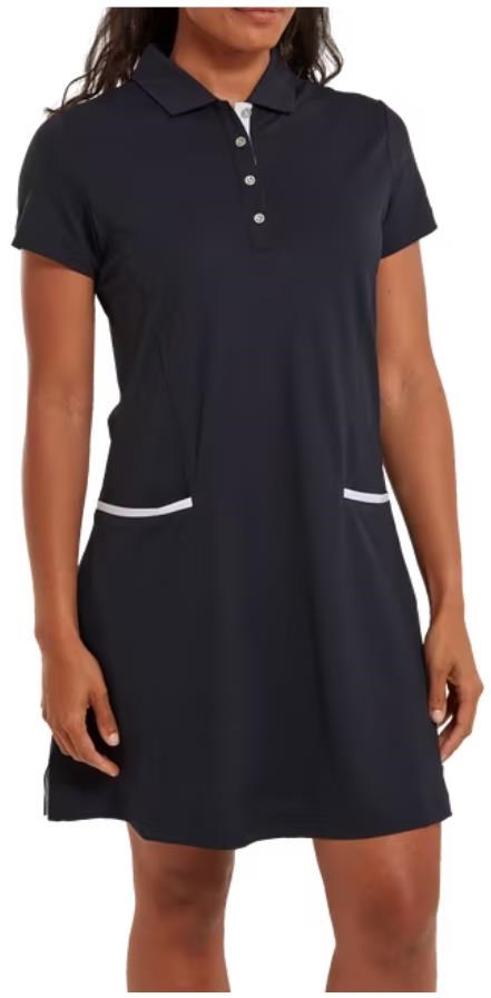 FootJoy Golf Damen Golfkleid, dunkelblau/weiss