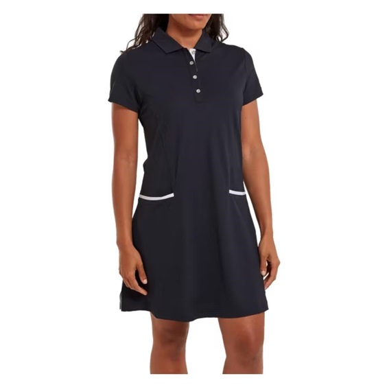 FootJoy Golf Damen Golfkleid, dunkelblau/weiss