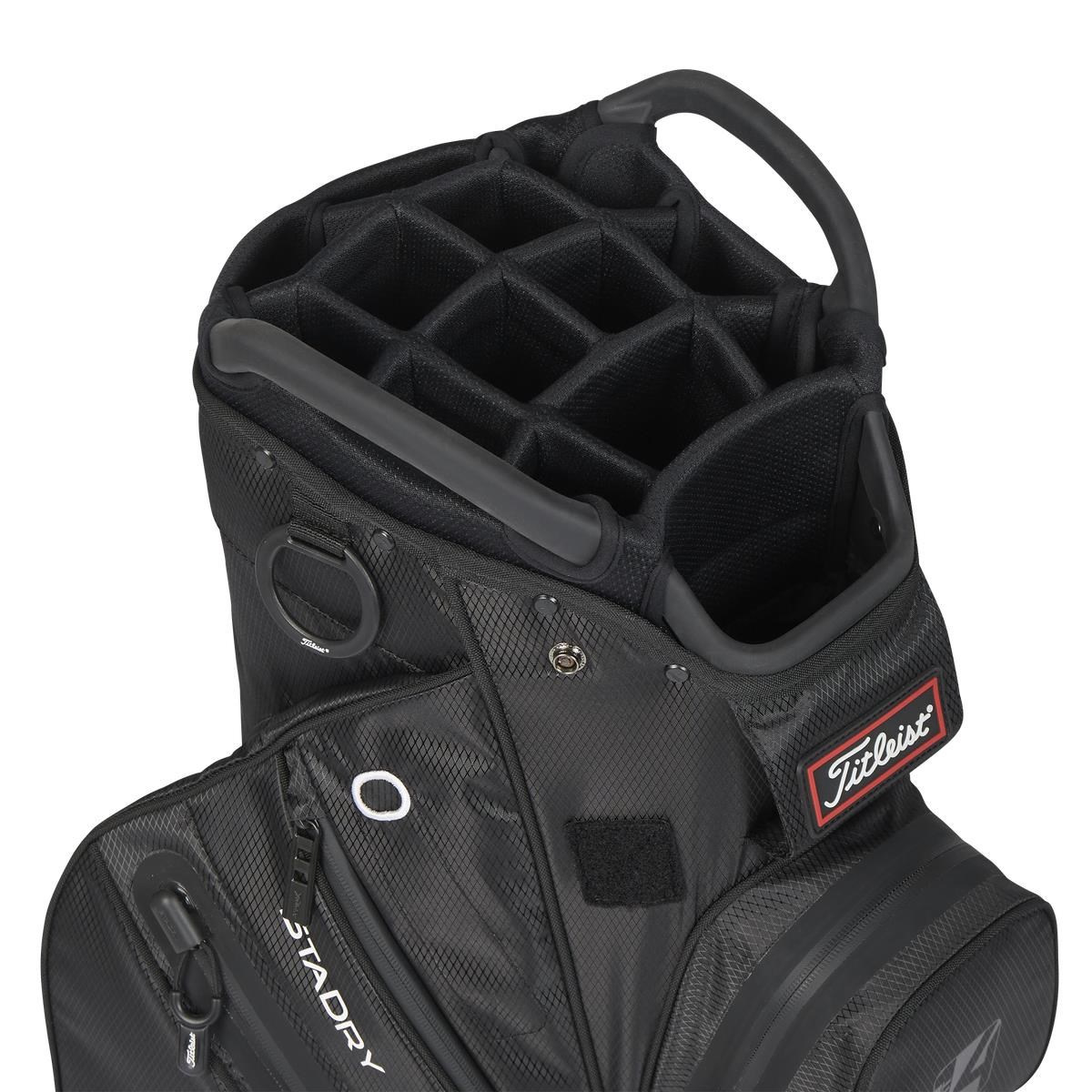 Titleist 14 StaDry Cartbag, schwarz