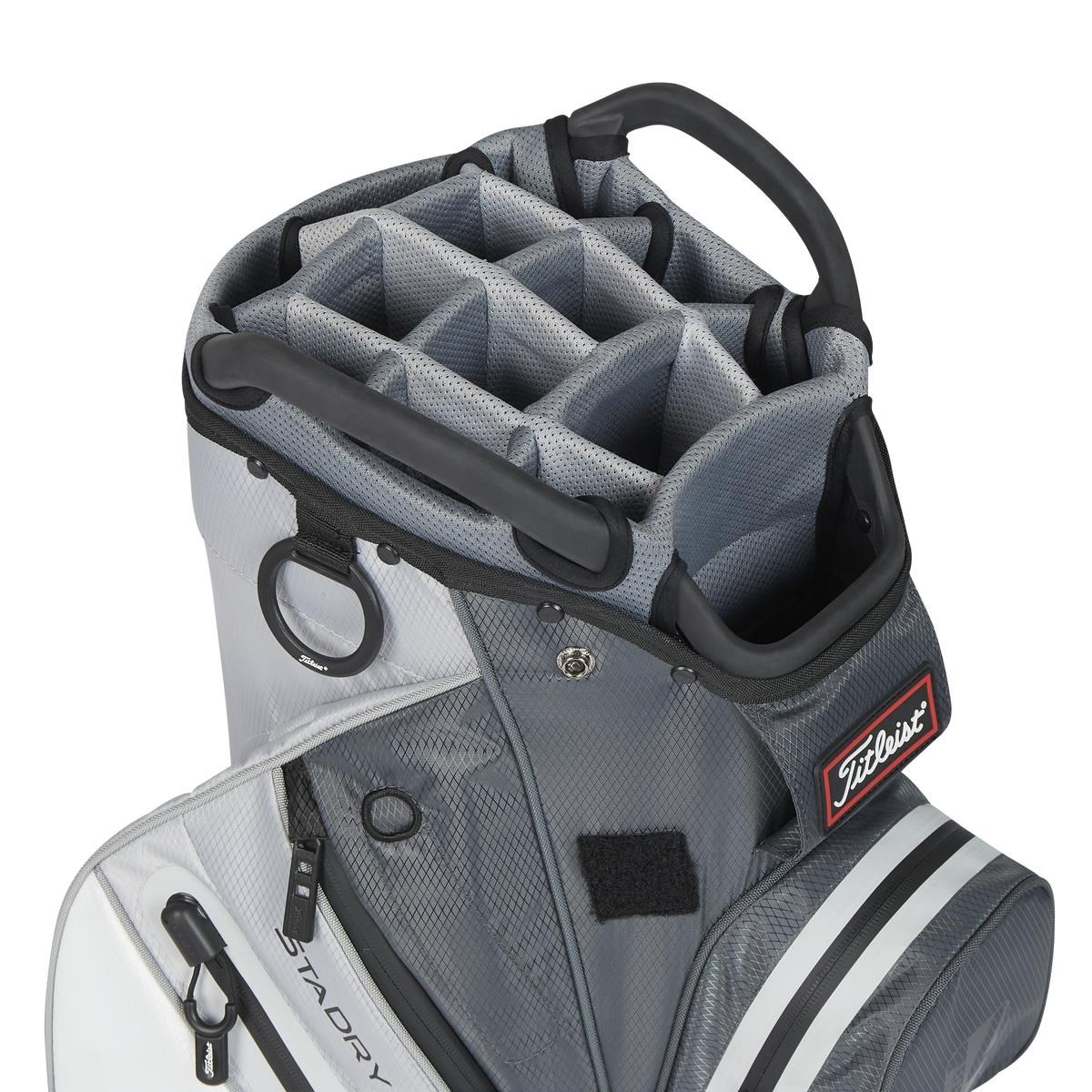 Titleist 14 StaDry Cartbag, grau