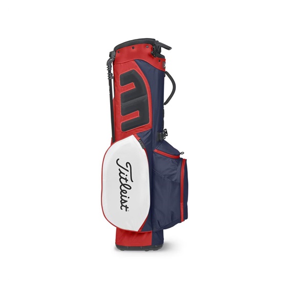 Titleist Players StaDry 4 Standbag, dunkelblau/weiss/rot