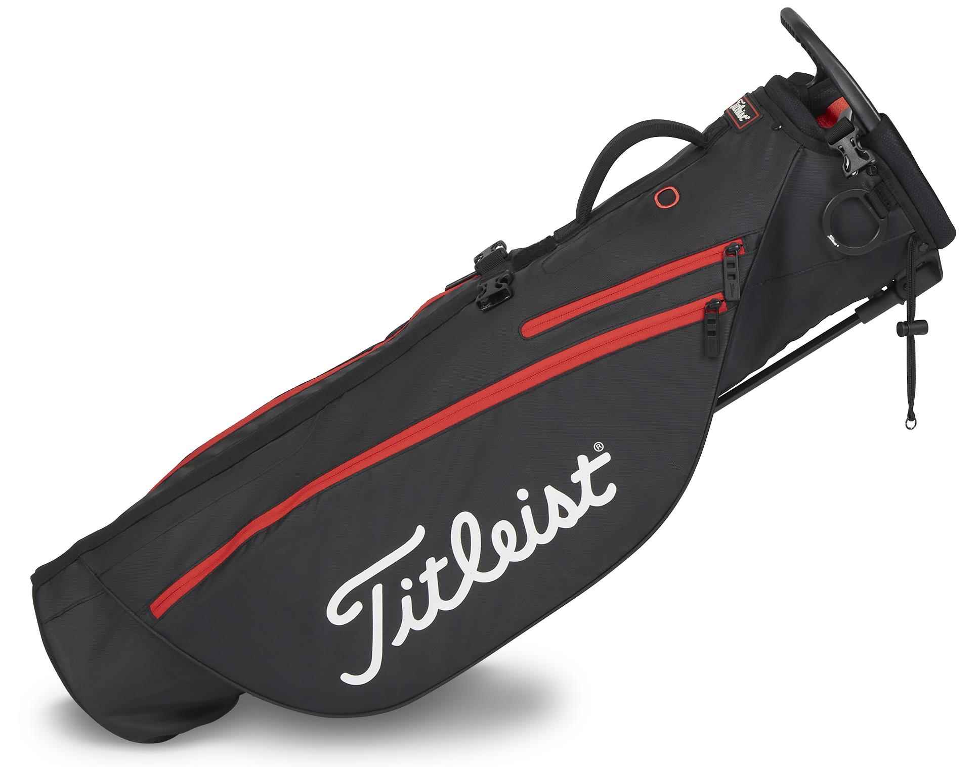 Titleist Premium Carry Pencilbag, schwarz/rot