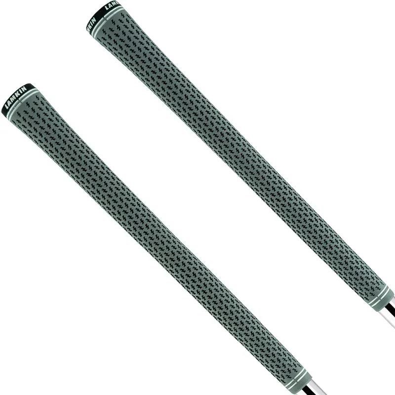 Lamkin Crossline 360 – 3 Impugnature Da Golf Standard – Grigio/Nero/Bianco, Gomma, Modello 101377