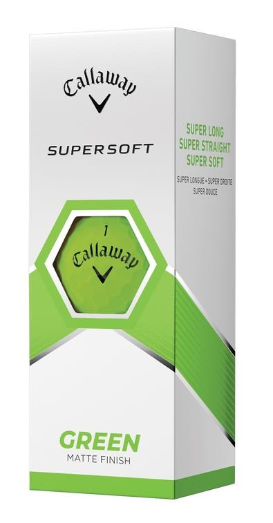 Callaway Supersoft Matte Golfbälle, grün