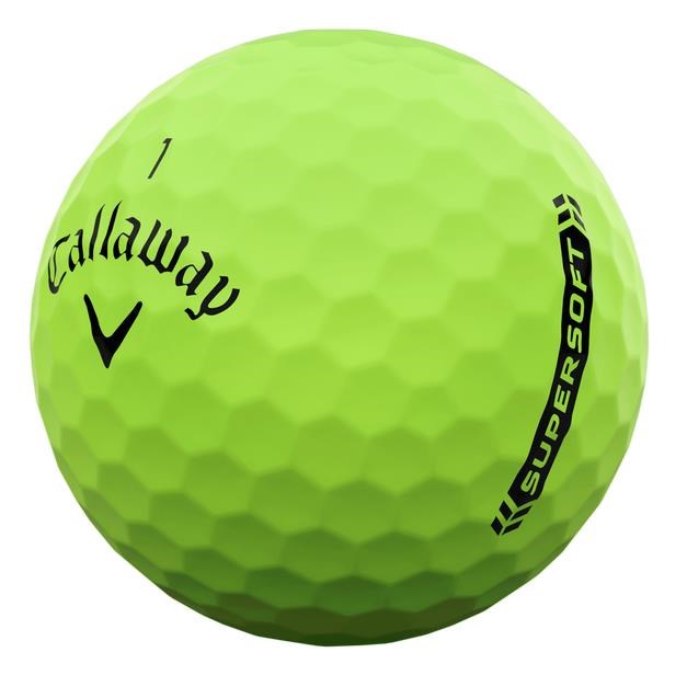 Callaway Supersoft Matte Golfbälle, grün