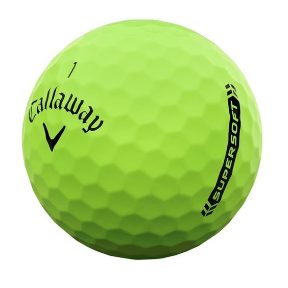 Callaway Supersoft Matte Golfbälle, grün
