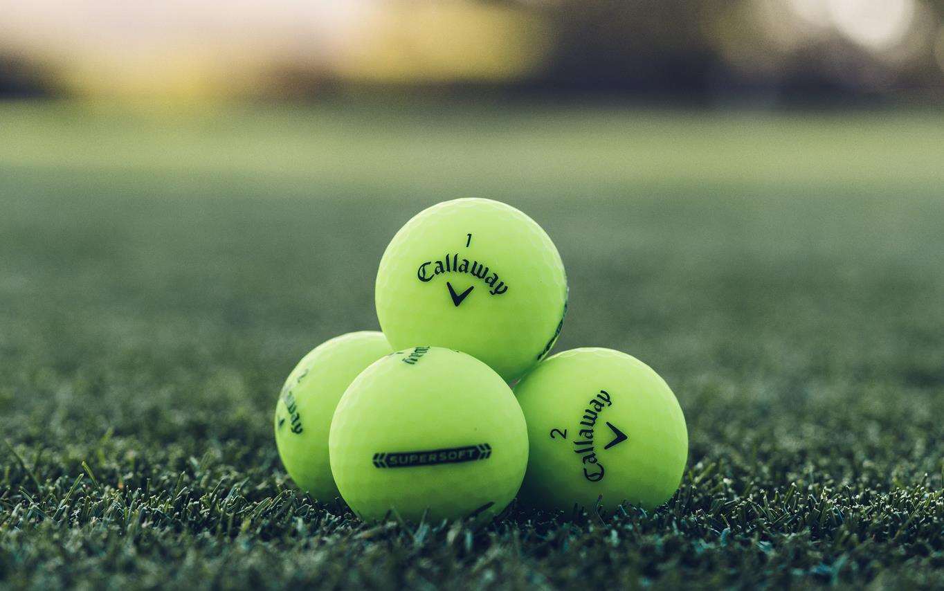 Callaway Supersoft Matte Golfbälle, grün