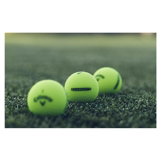 Callaway Supersoft Matte Golfbälle, grün