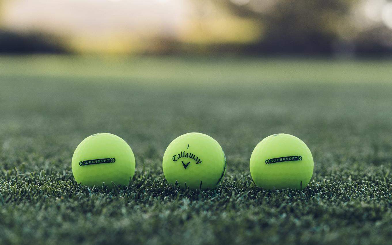 Callaway Supersoft Matte Golfbälle, grün