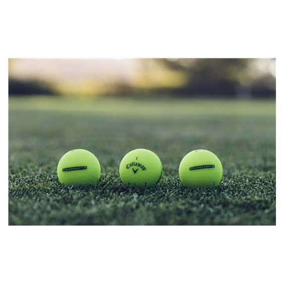 Callaway Supersoft Matte Golfbälle, grün