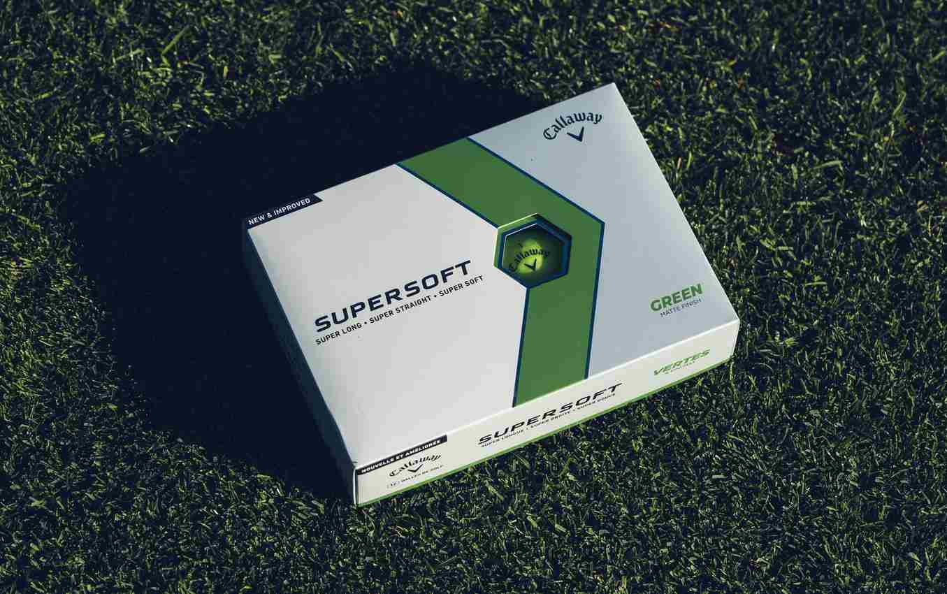 Callaway Supersoft Matte Golfbälle, grün